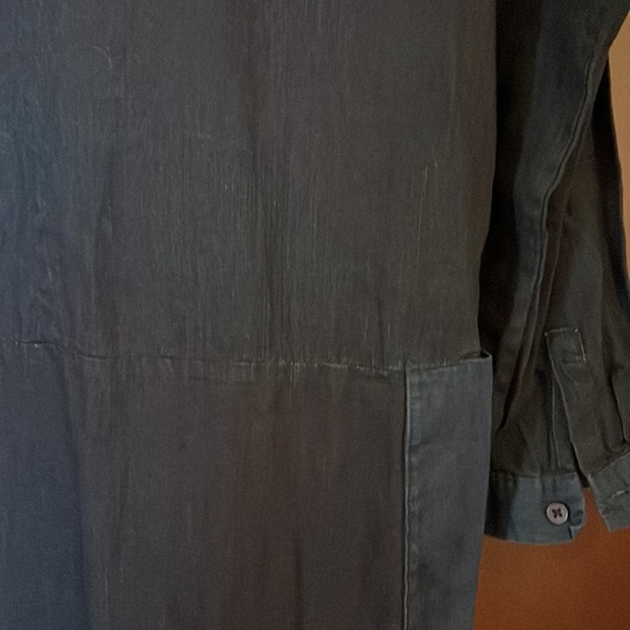 Zara denim midi shirt dress with pockets size XS - Picture 7 of 7